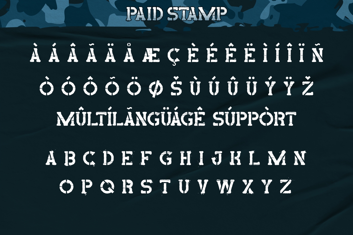 Paid Stamp Demo Display