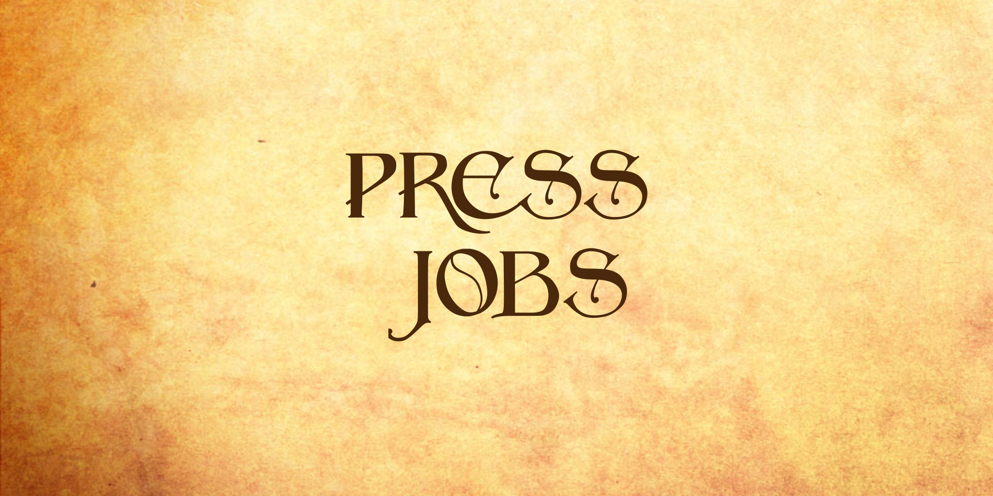Press Jobs