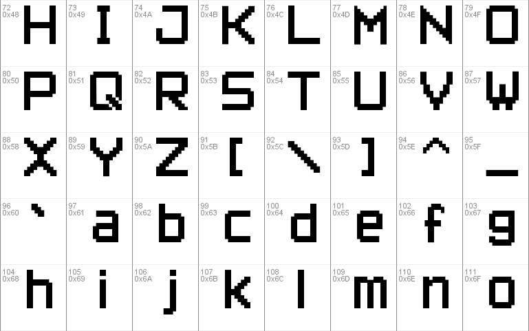 Pixel Font7