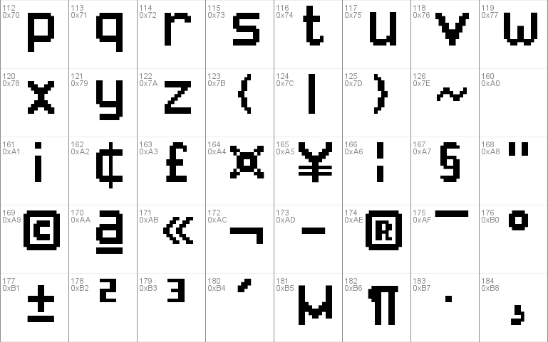 Pixel Font7