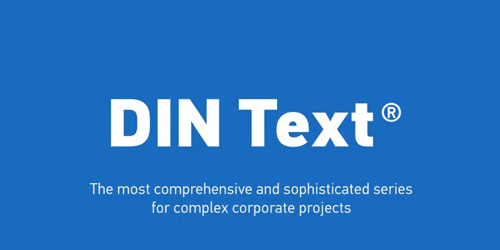 PF DIN Text Comp Pro