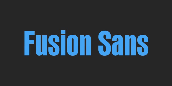 PF Fusion Sans Pro Medium