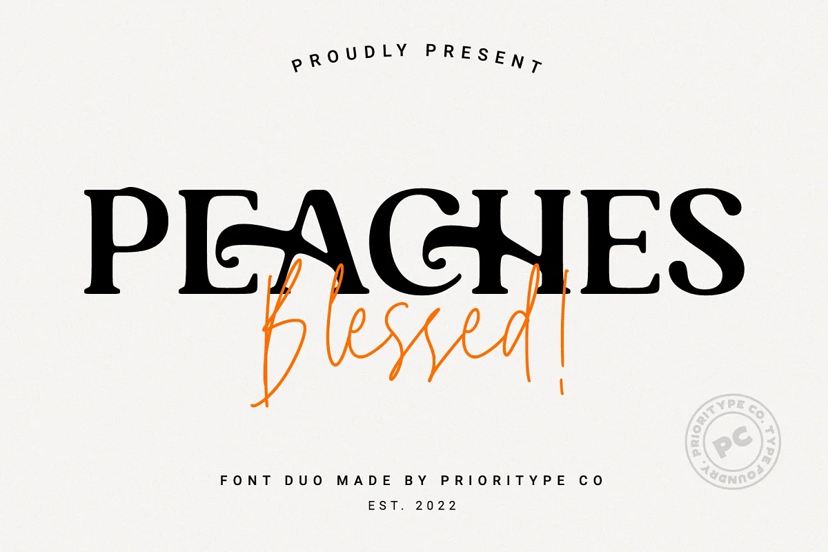 Peaches Blessed DEMO Serif