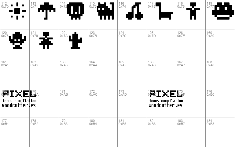 Pixel Icons Compilation