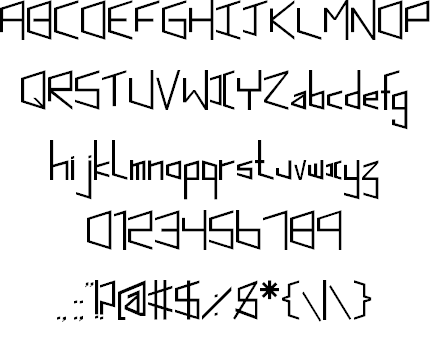 perspective font