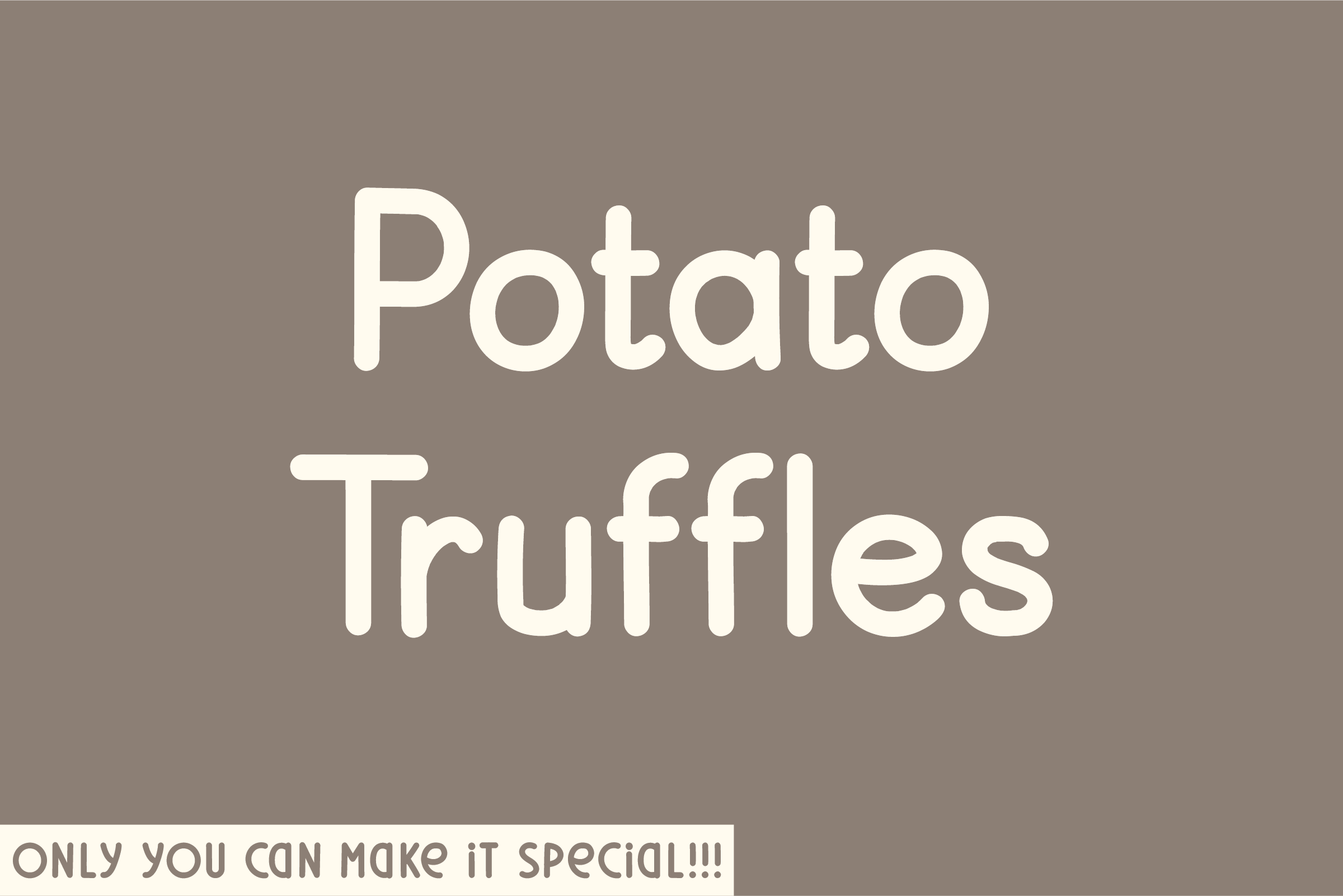 Potato Truffles