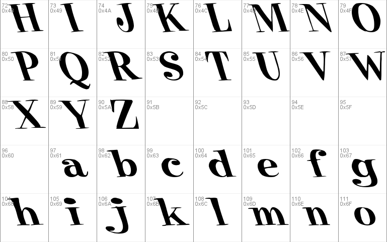 Pixie Leftified Font