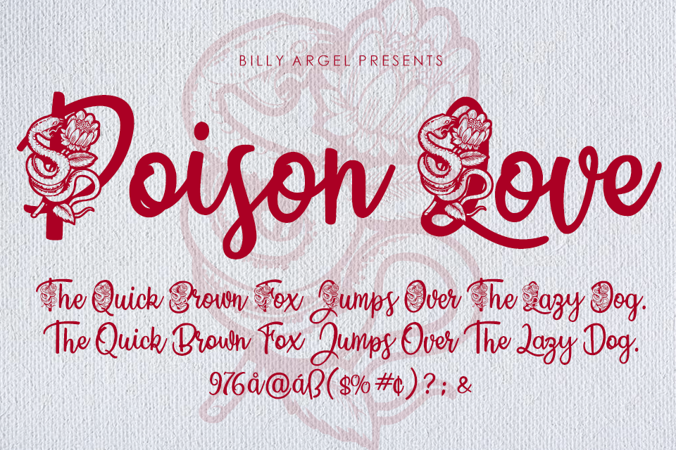 Poison Love Personal Use