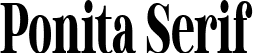 Ponita Serif