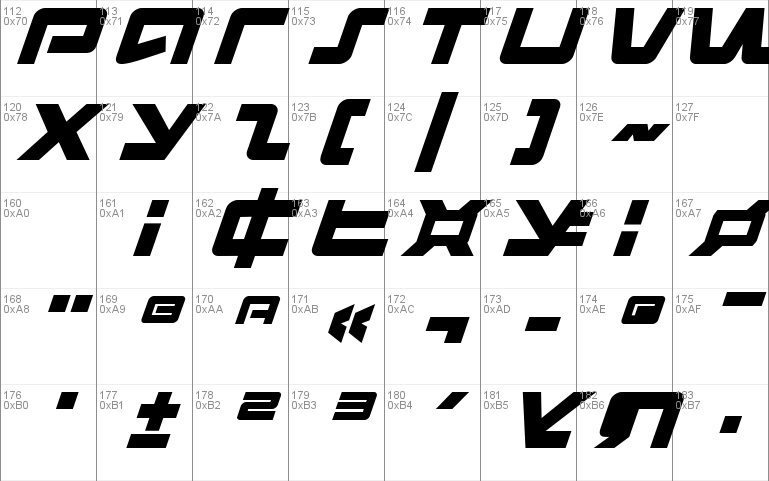 Pulse Rifle Italic