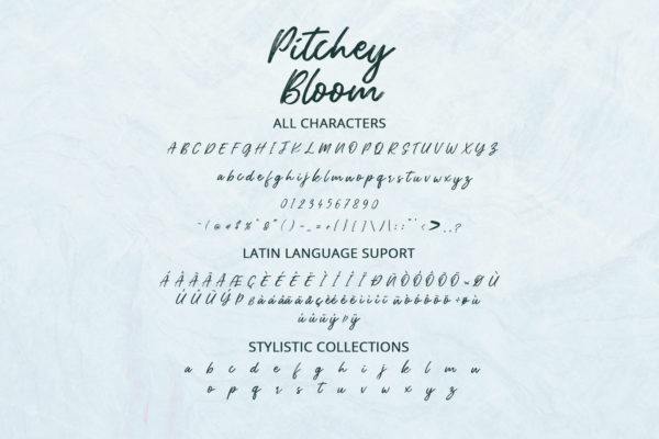 Pitchey Bloom Personal Use