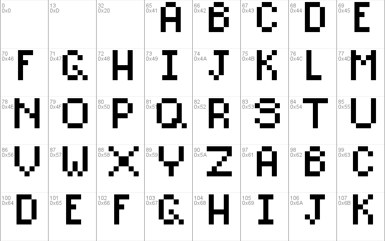 Pixel Alphabet