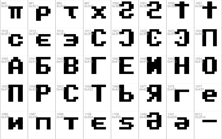 Pixel Sans Serif Condensed