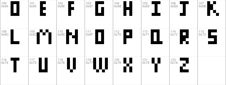Pixel Letters