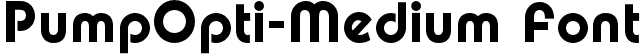 PumpOpti-Medium Font