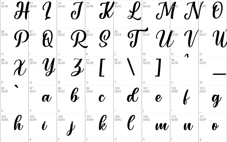 Pocahontas Windows font - free for Personal