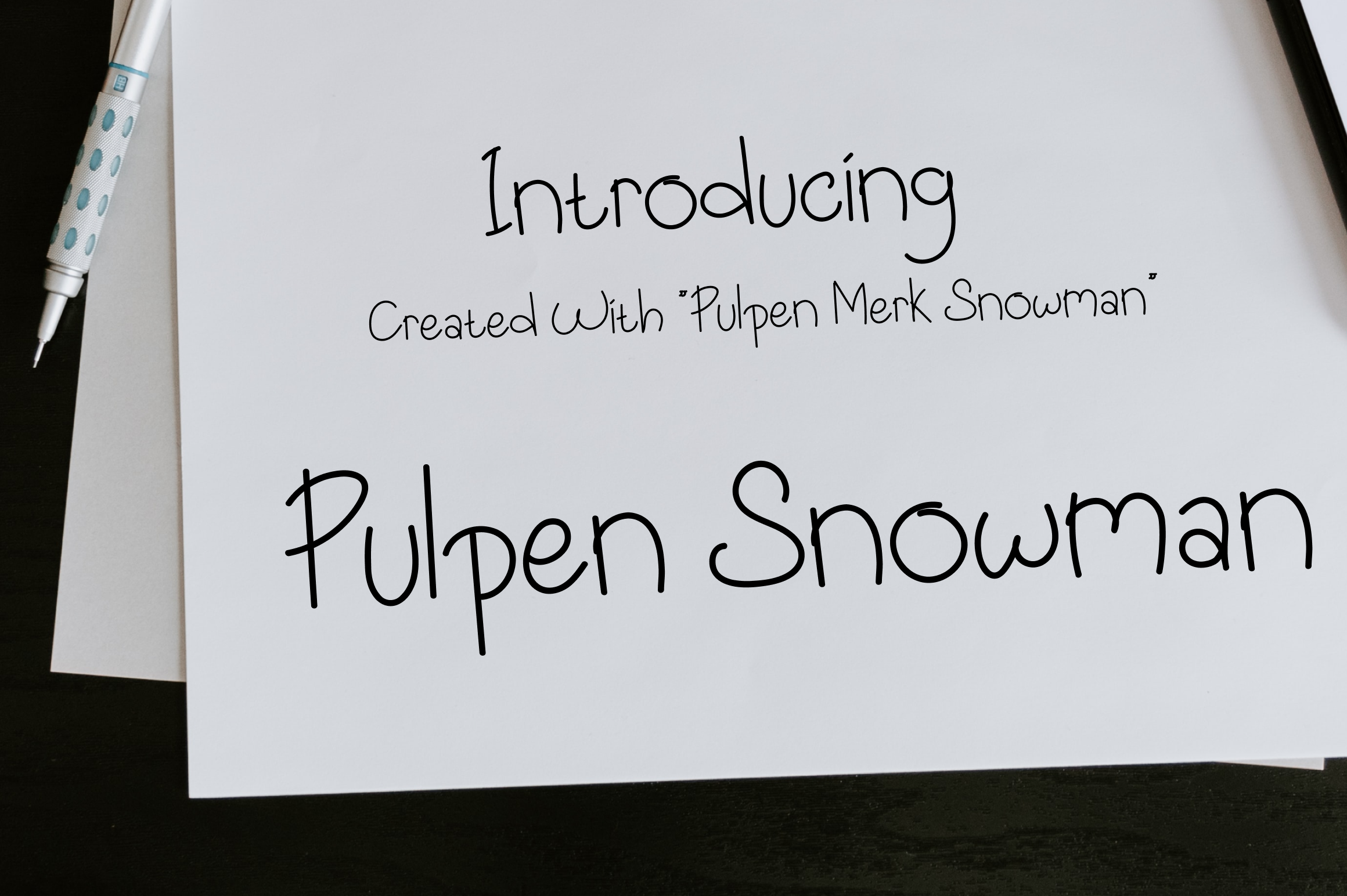 Pulpen Snowman Light