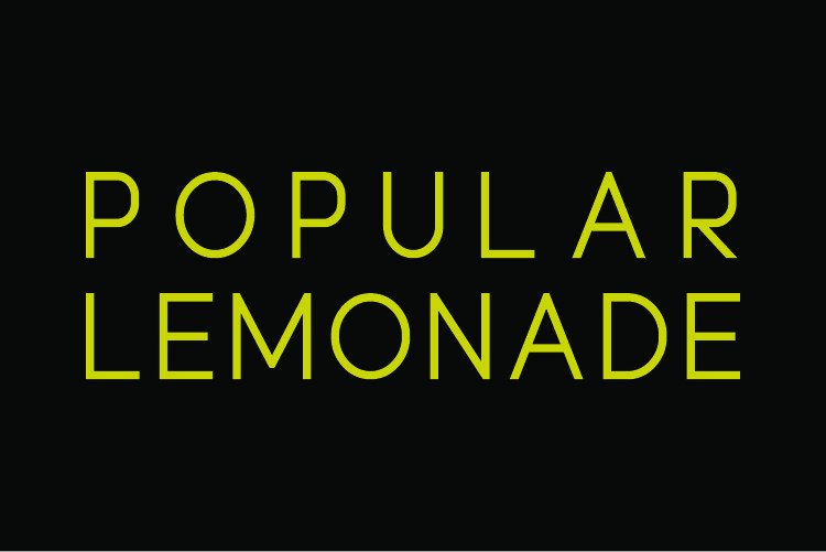 Popular Lemonade