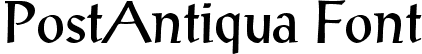 PostAntiqua Font