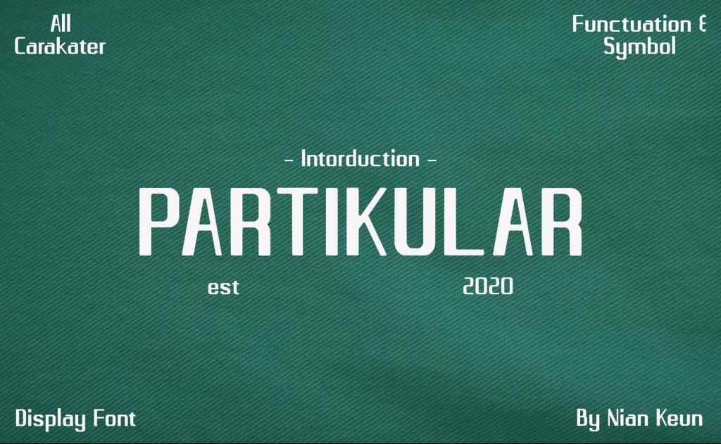 Partikular