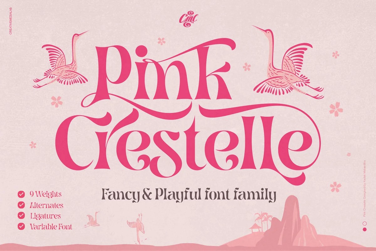 FSP DEMO - Pink Crestelle Black
