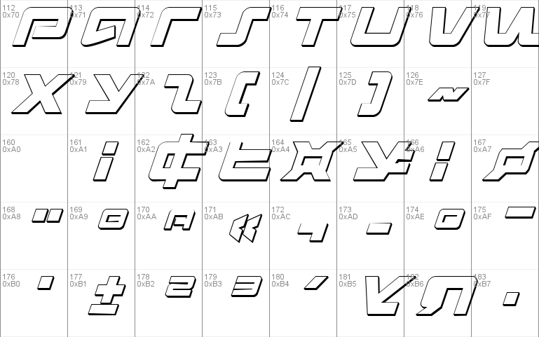 Pulse Rifle 3D Italic