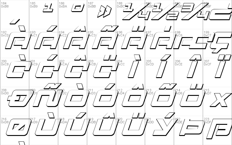 Pulse Rifle 3D Italic