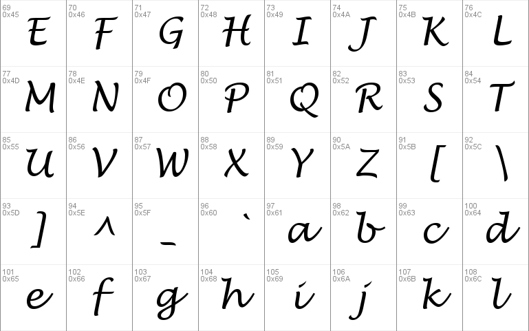 Lucida Handwriting