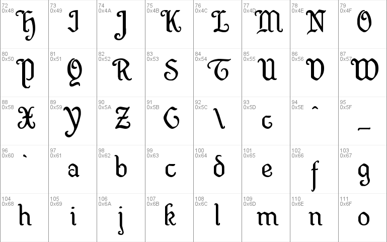 Quill Sword Condensed Font