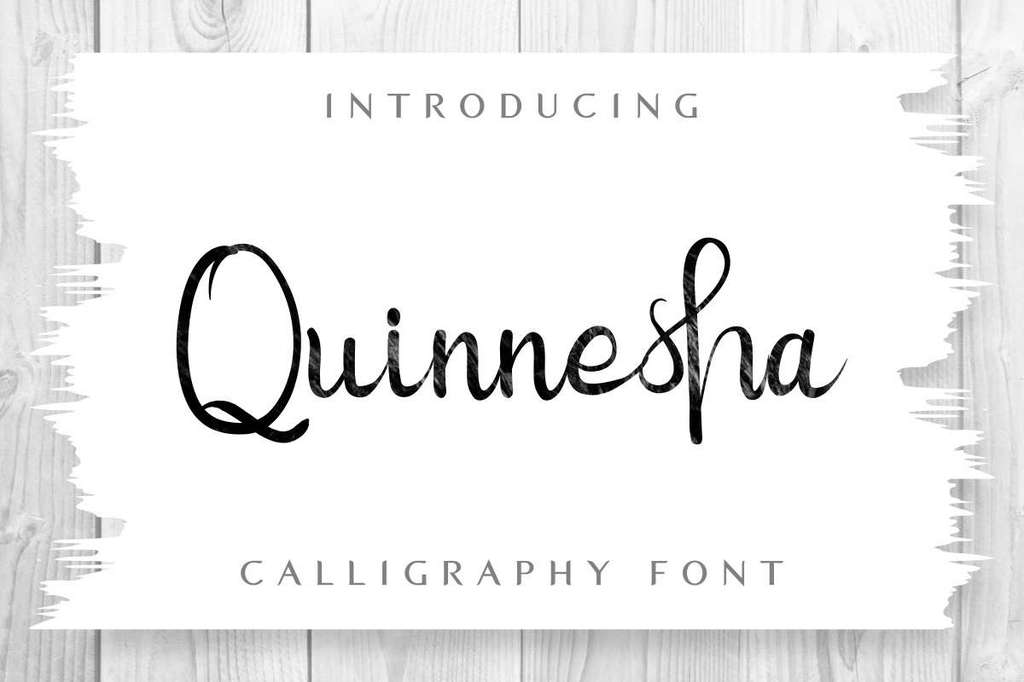 Quinneshademo calligraphy