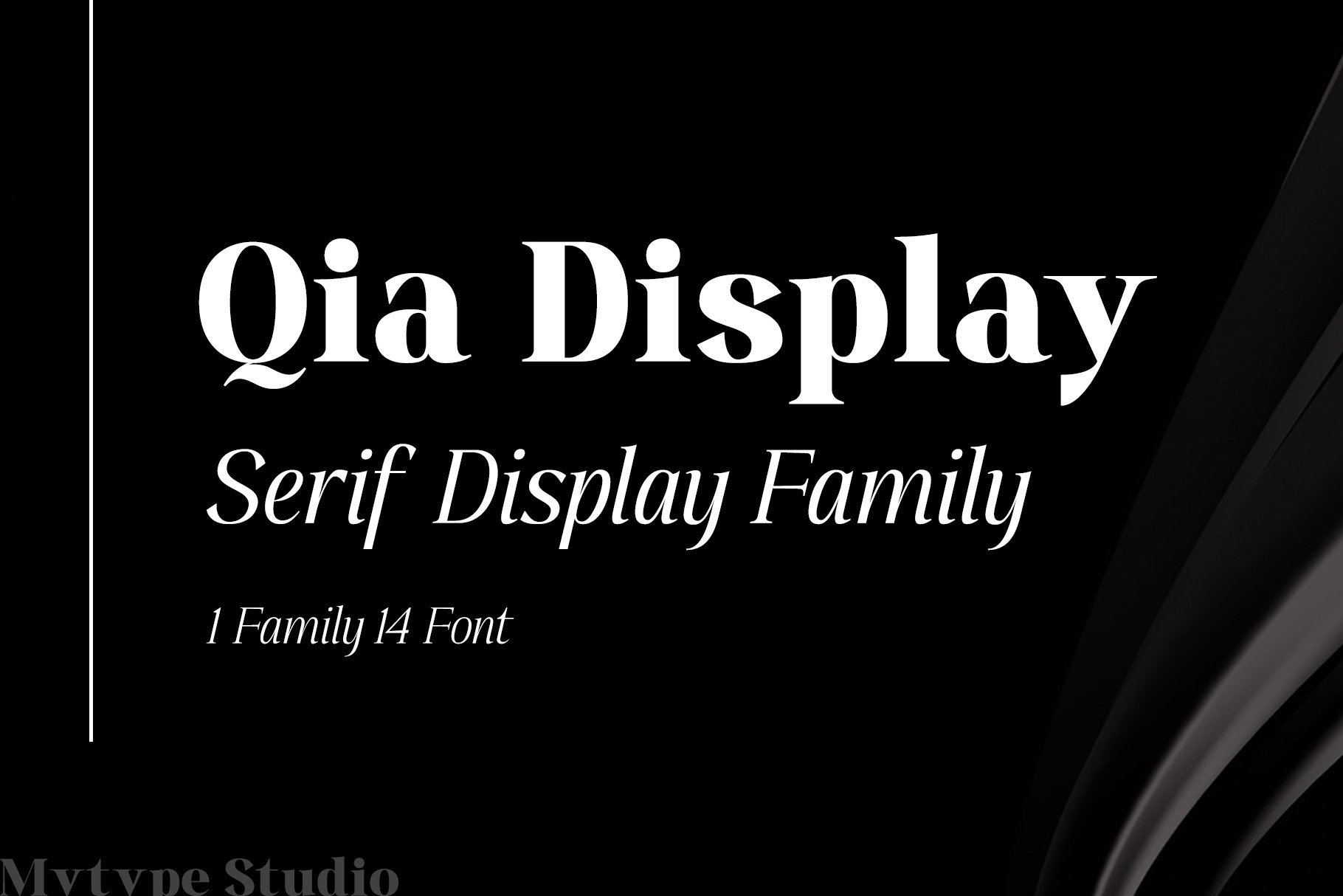 Qia Display Black