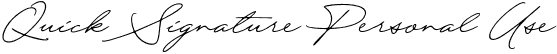 Quick Signature Personal Use