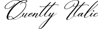 Quentty Italic