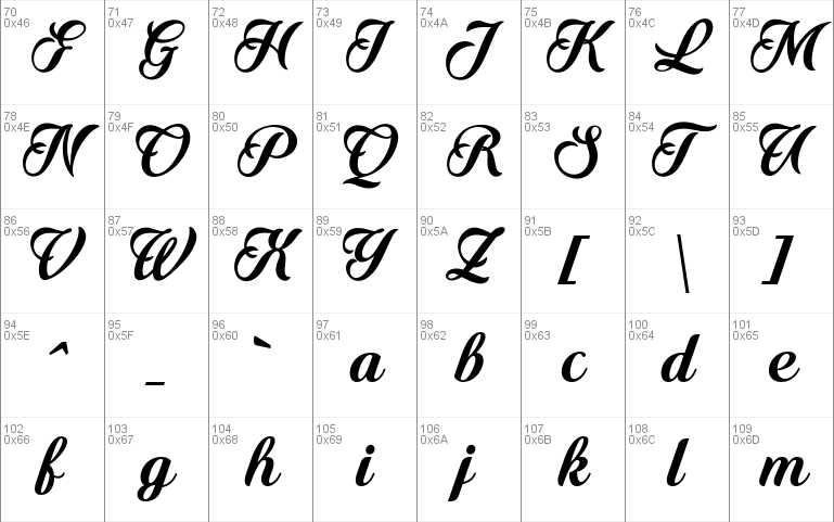 Quincho Script Windows font - free for Personal