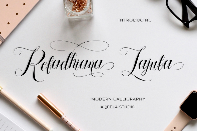 Refadhiana Lajuba calligraphies