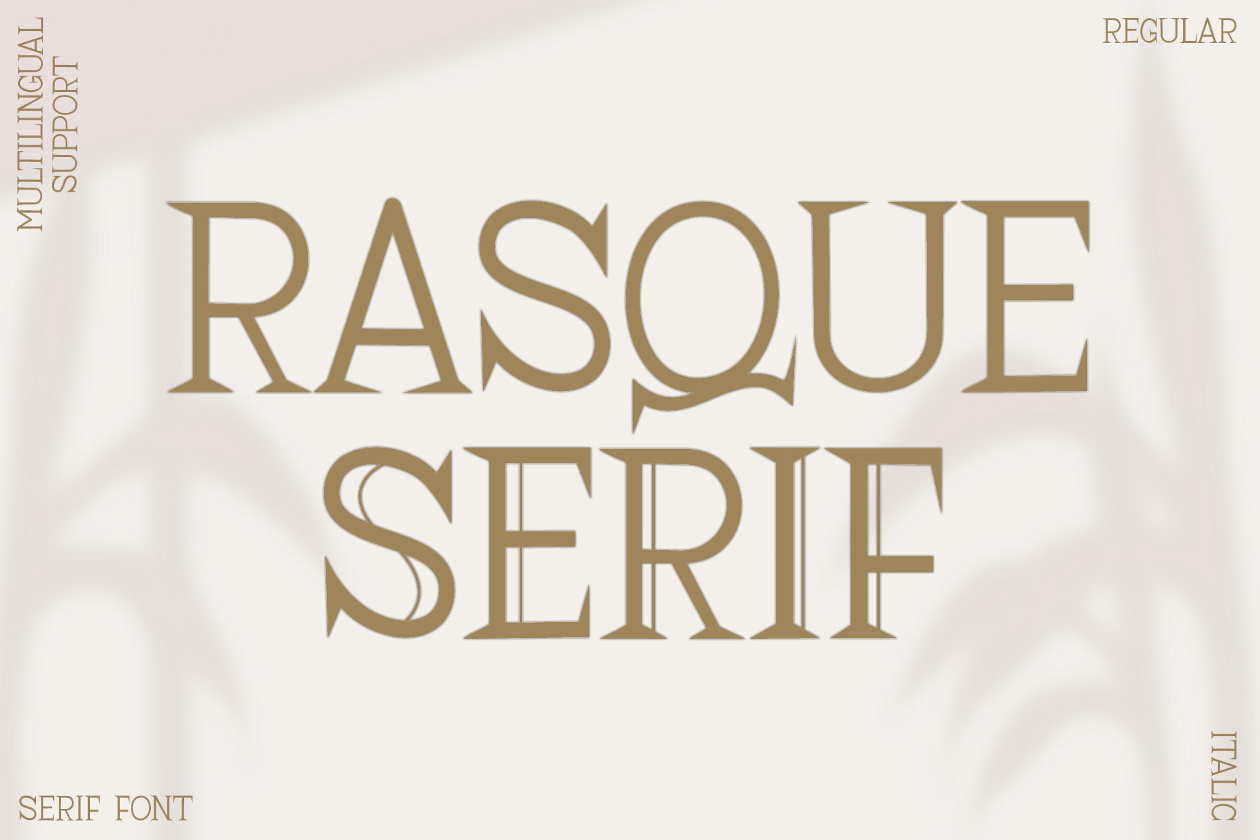 Rasque Serif - Personal Use