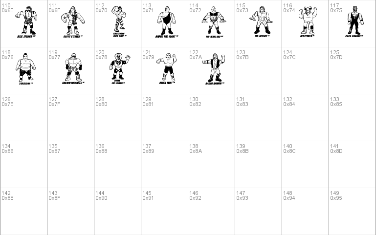 Retro Hasbro WWF Figures