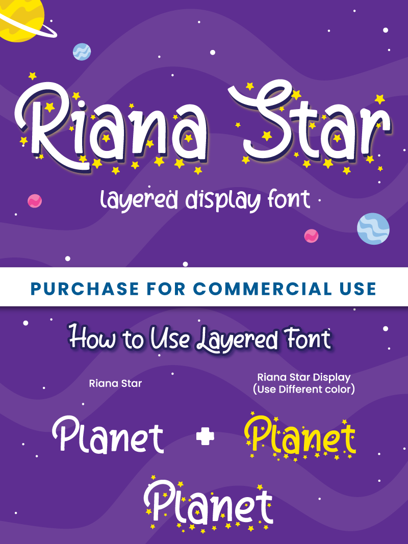 Riana Star Display - PUL