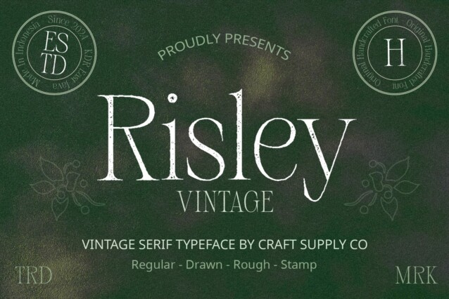 Risley Vintage Demo Stamp