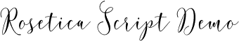 Rosetica Script Demo
