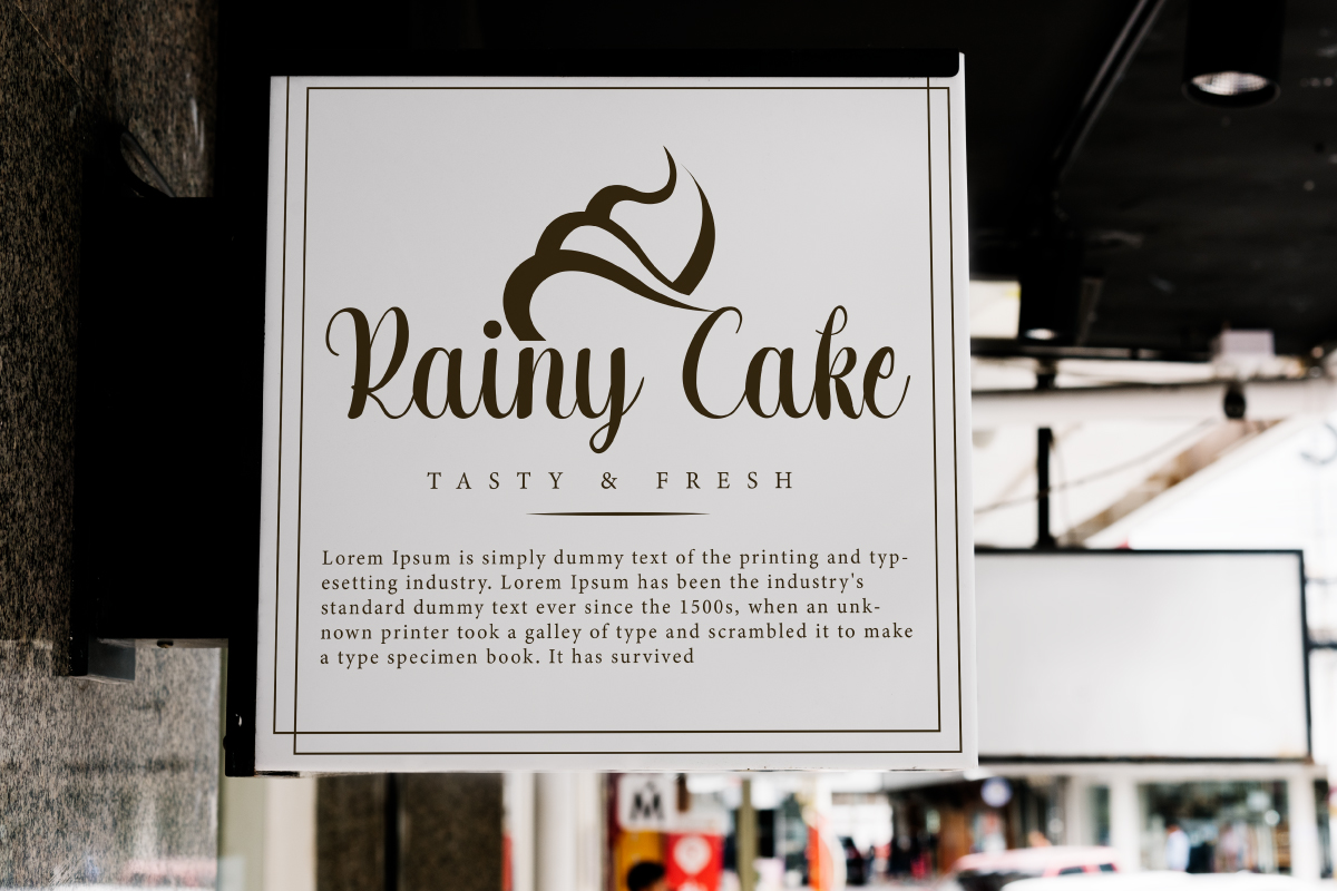 Rainy Cake Demo