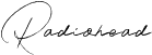 Radiohead handwritten