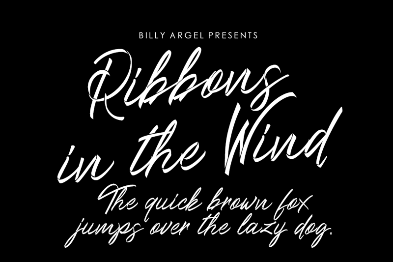 Ribbons in the wind