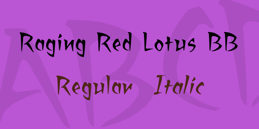 Raging Red Lotus BB
