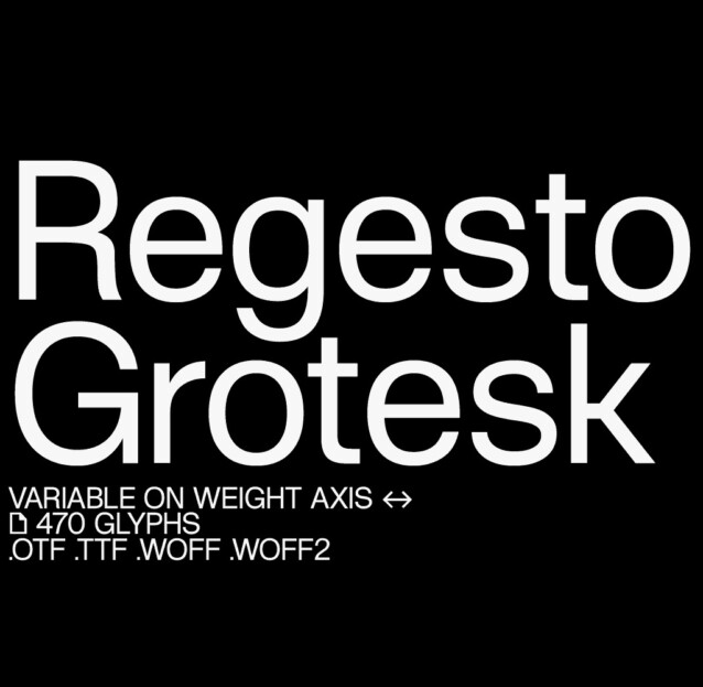 Regesto Grotesk