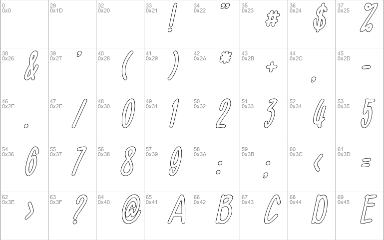 Rabit House Outline Slant