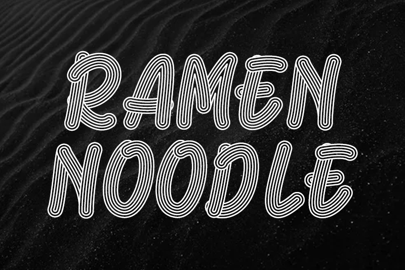 Download Ramen Noodle Windows font - free for Personal