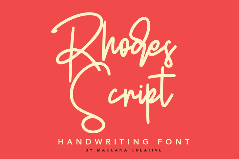 Rhodes Free Font