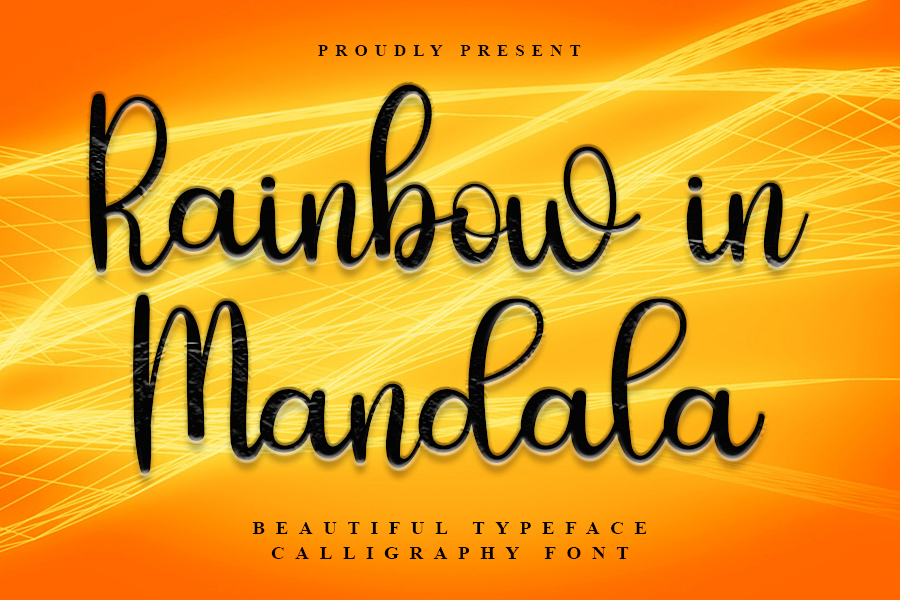 Rainbow In Mandala