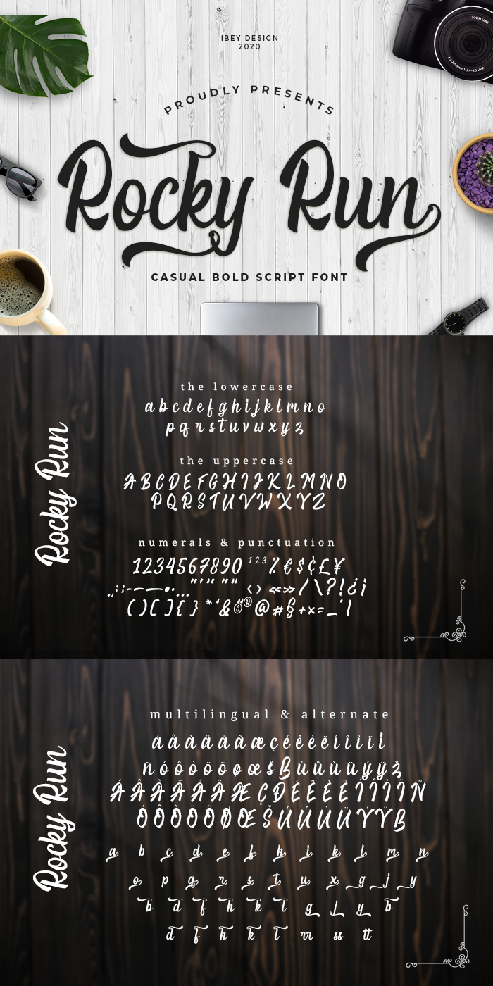 Rocky Run Font Free For Personal